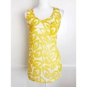 Umgee • Yellow White Leafy Pocket Tank